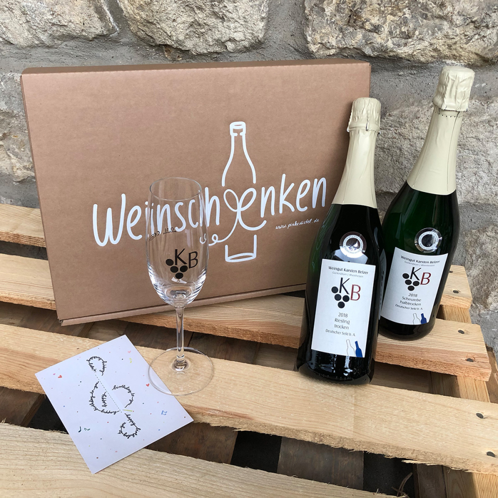 Geschenkbox Sekt 2
